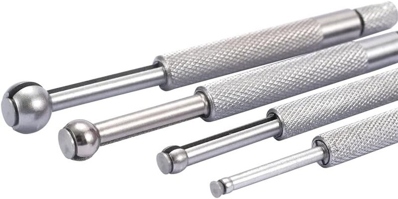 Dasqua 5921-0005 4 Piece .125-.500" Small Hole Full Ball Gage Set - Image 4